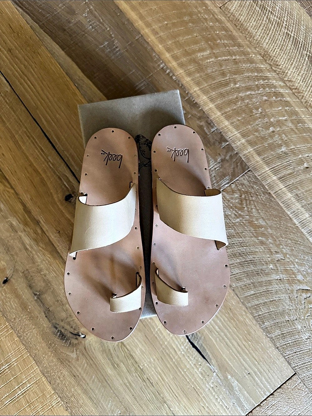 Beek Women's Leather Slide Sandals US 9 New